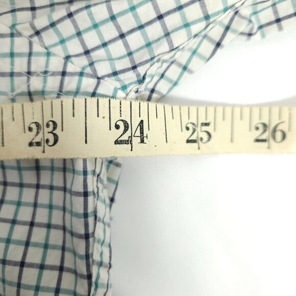 Brooks Brothers Red Fleece Men 2XL XXL White Plaid Long Sleeve Button Down Shirt - Picture 6 of 8